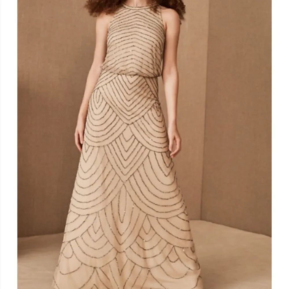 BHLDN Adrianna Papell Madigan Beaded Tulle 8